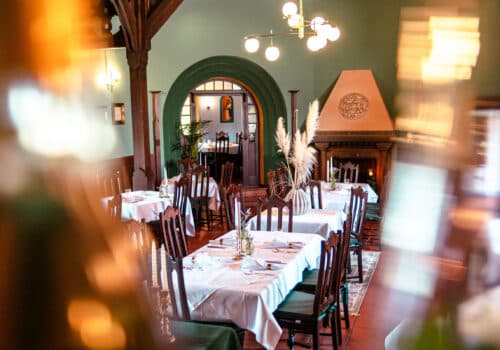 Kaminzimmer der Villa Meßmer