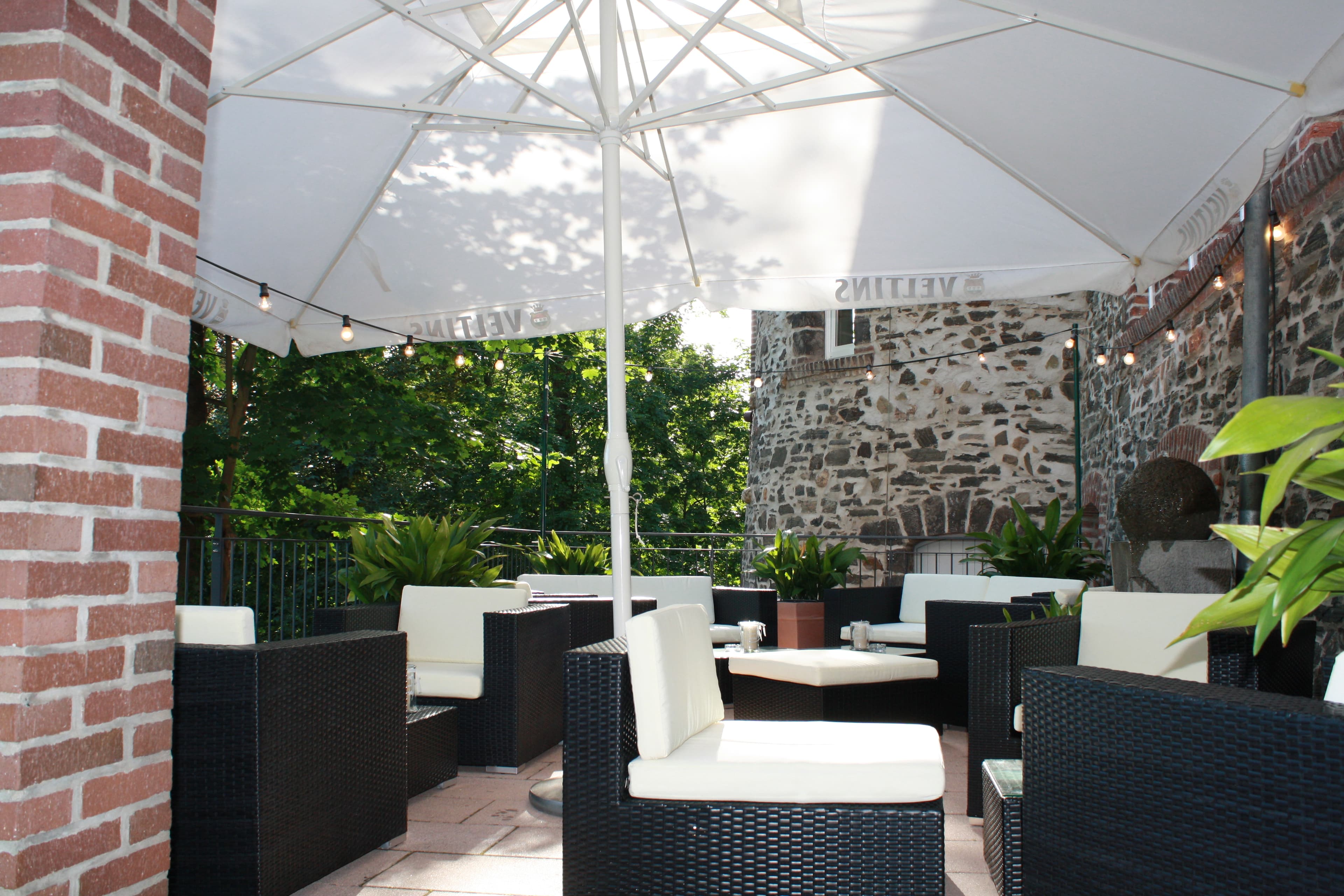 Terrasse der Villa Meßmer
